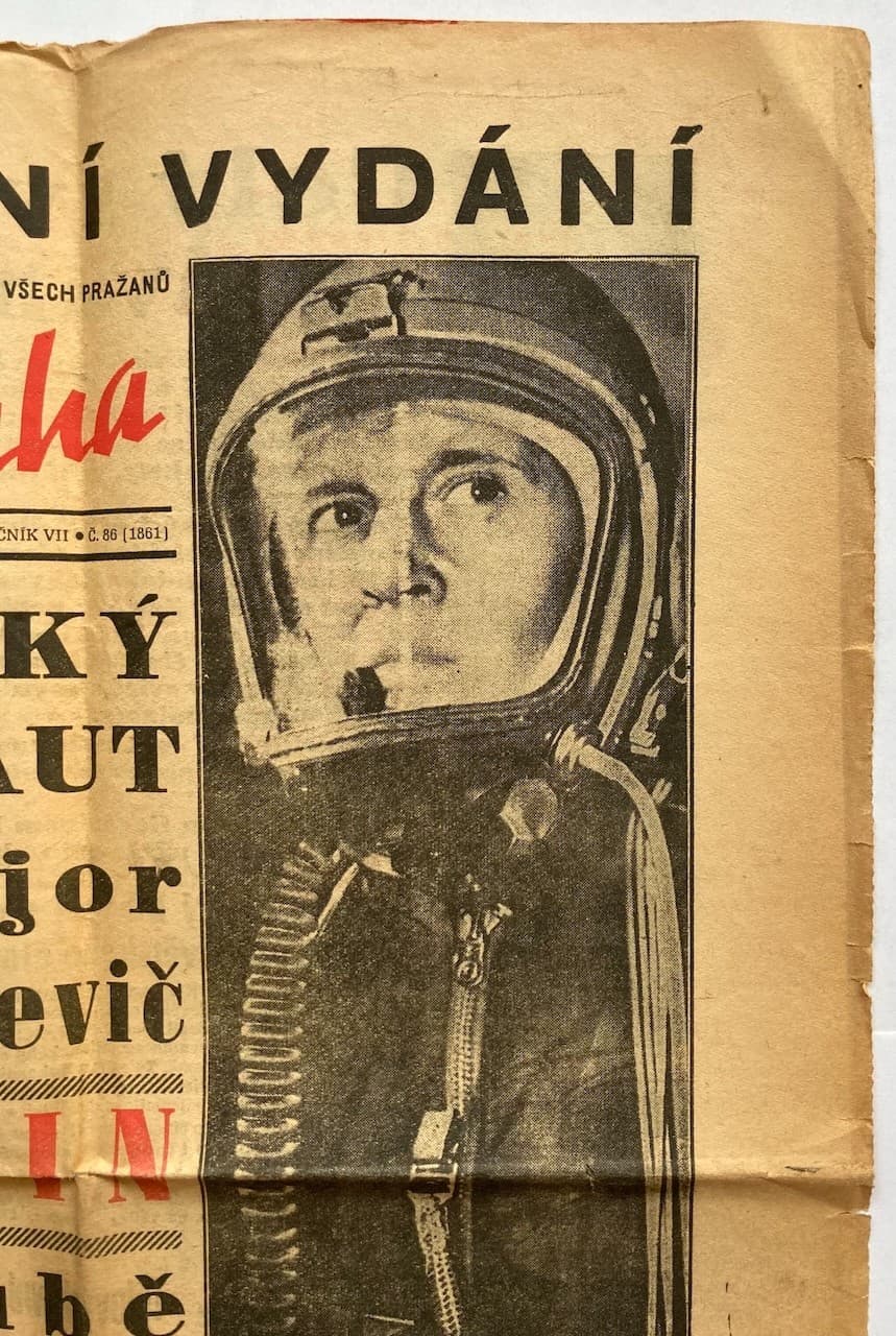 Original Vintage Newspapers YURI GAGARIN - SOVIET UNION - SPACE RACE - 1961 4