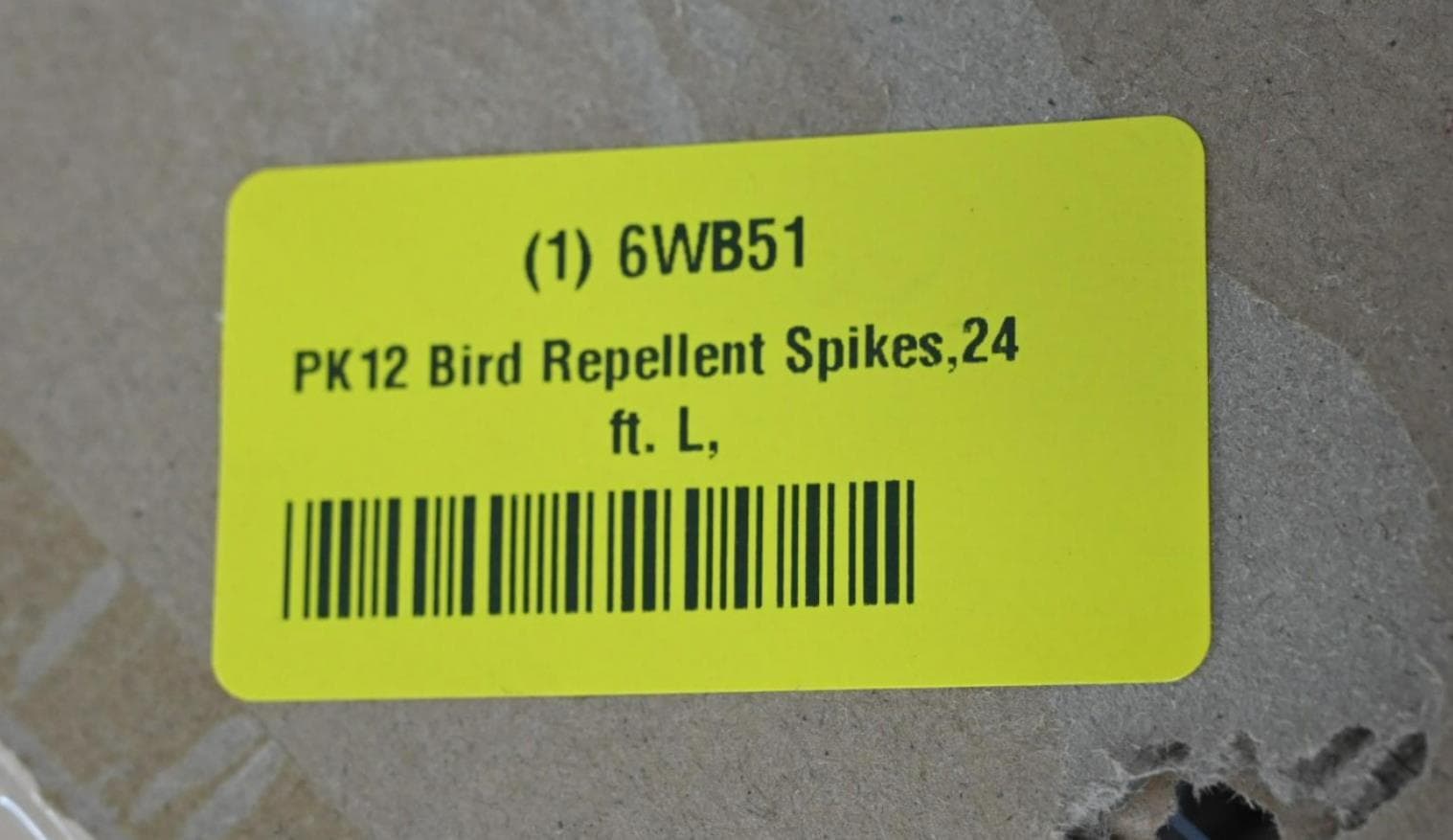 Bird-X STS-24 Bird Repellent Spikes, 24 ft Length, PK 12 2