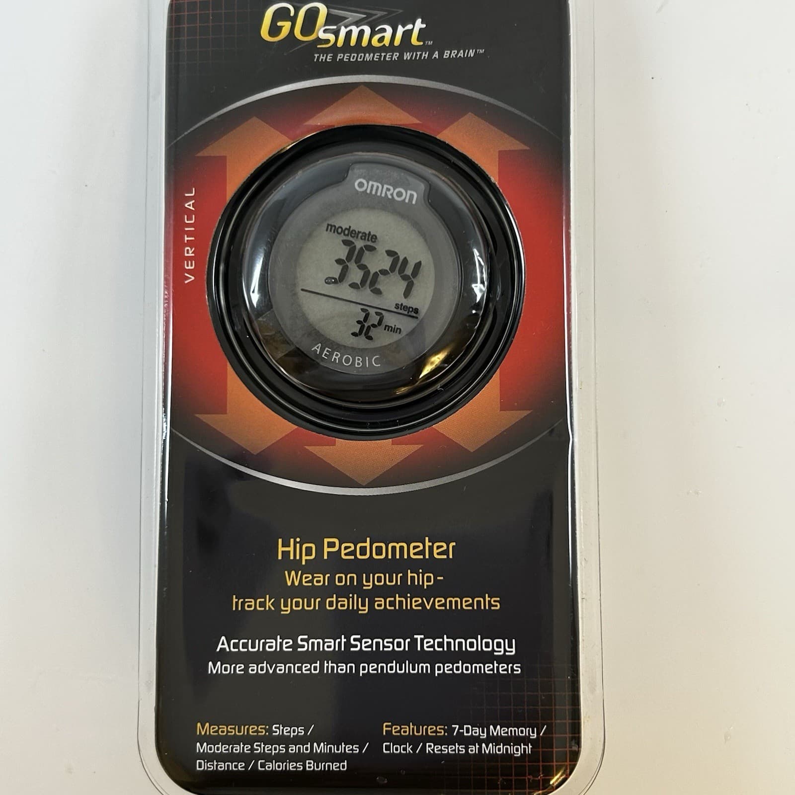 Omron Go Smart HJ-151 Hip Pedometer with Smart Sensor Technology New 6