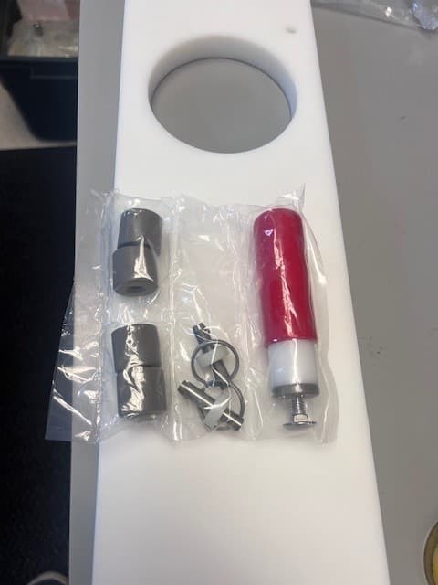 Patty-O-Matic EZ-4016/1.5 Single Cavity Mold & EZ-4004-A Plate Stanchions- 2