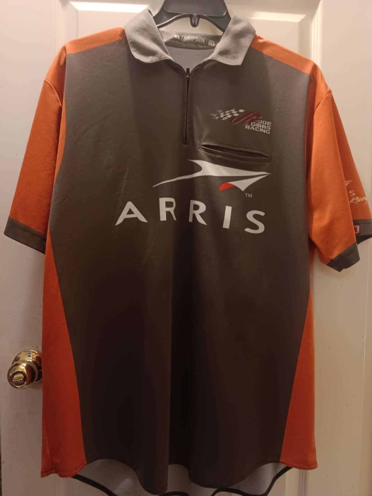 Kyle Busch 2012 M&M's Bristol Bkup Fender Certified + XL JGR ARRIS P-CREW SHIRT  6