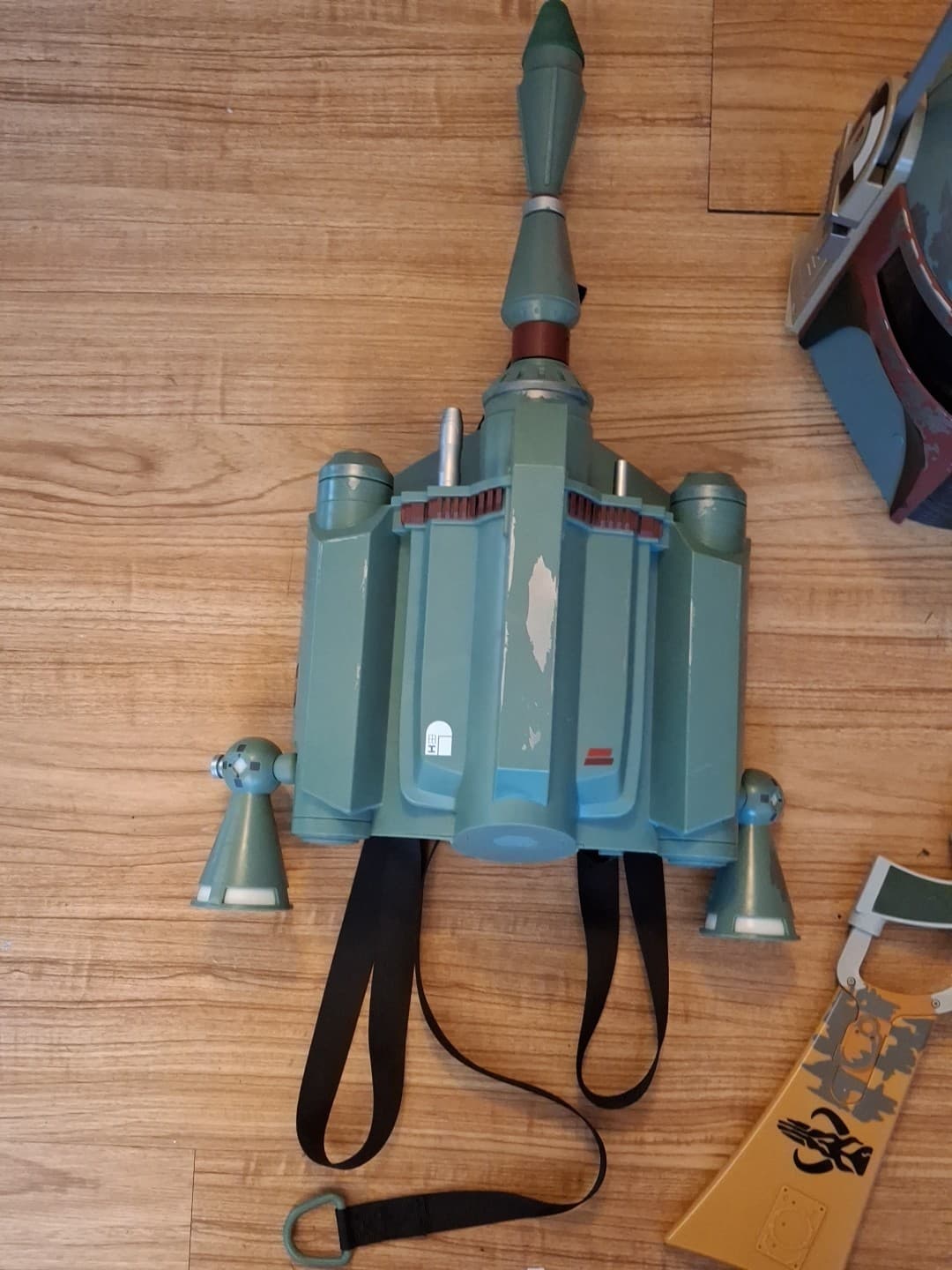 Hasbro Star Wars Boba Fett Electronic Helmet Jet Pack EE-23 Blaster All Work! 2