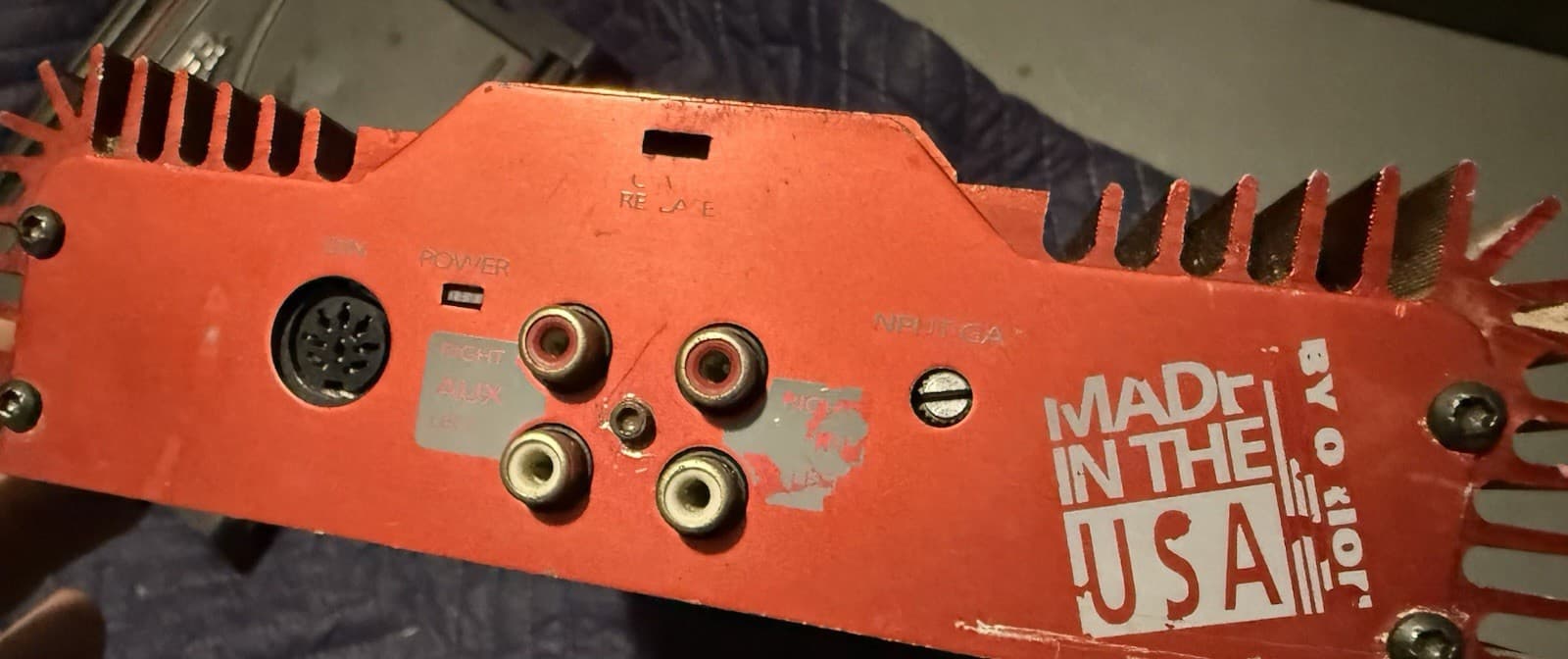 Vintage Orion HCCA 250 High Current Competition Amp w/X-over OG Cheater Amp 2