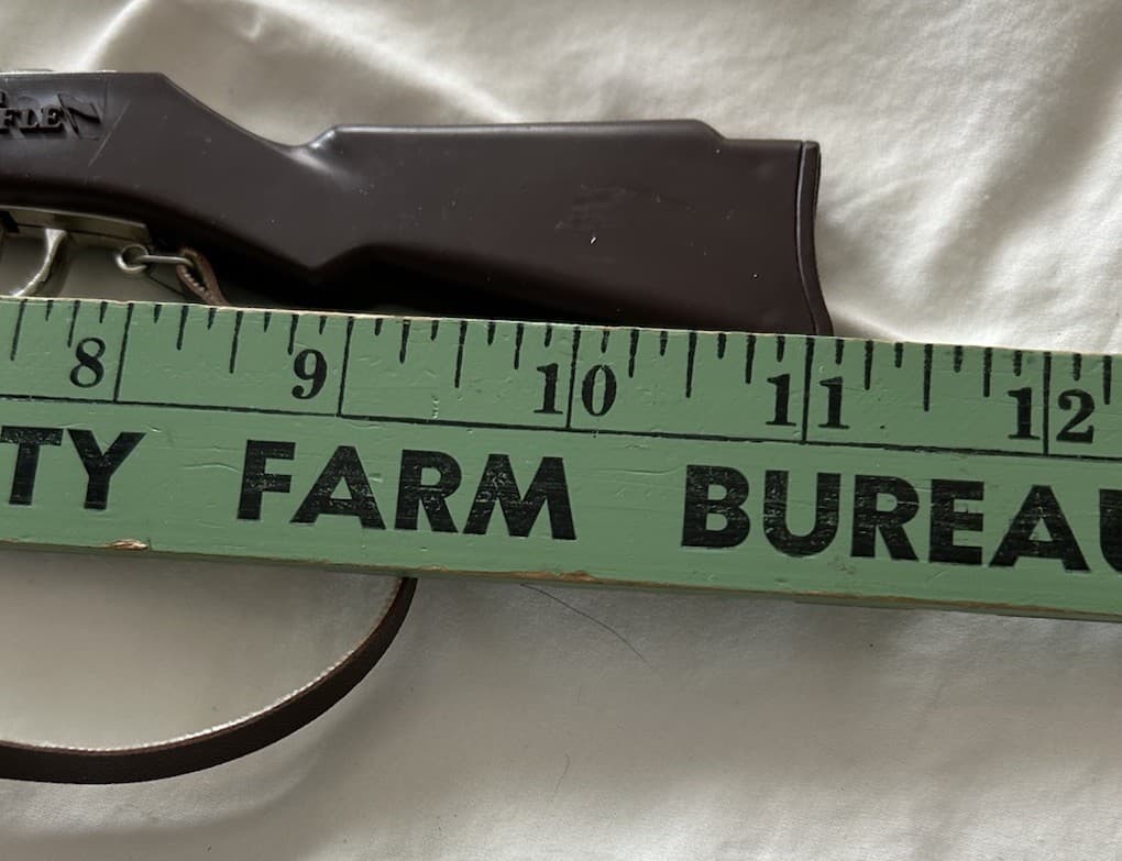 Vintage Bolt Action Military Cap Toy Rifle 11” 2