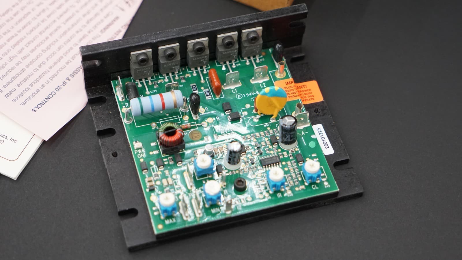 KB Electronics KBIC-120 SCR DC Motor Speed Control 9429J 5