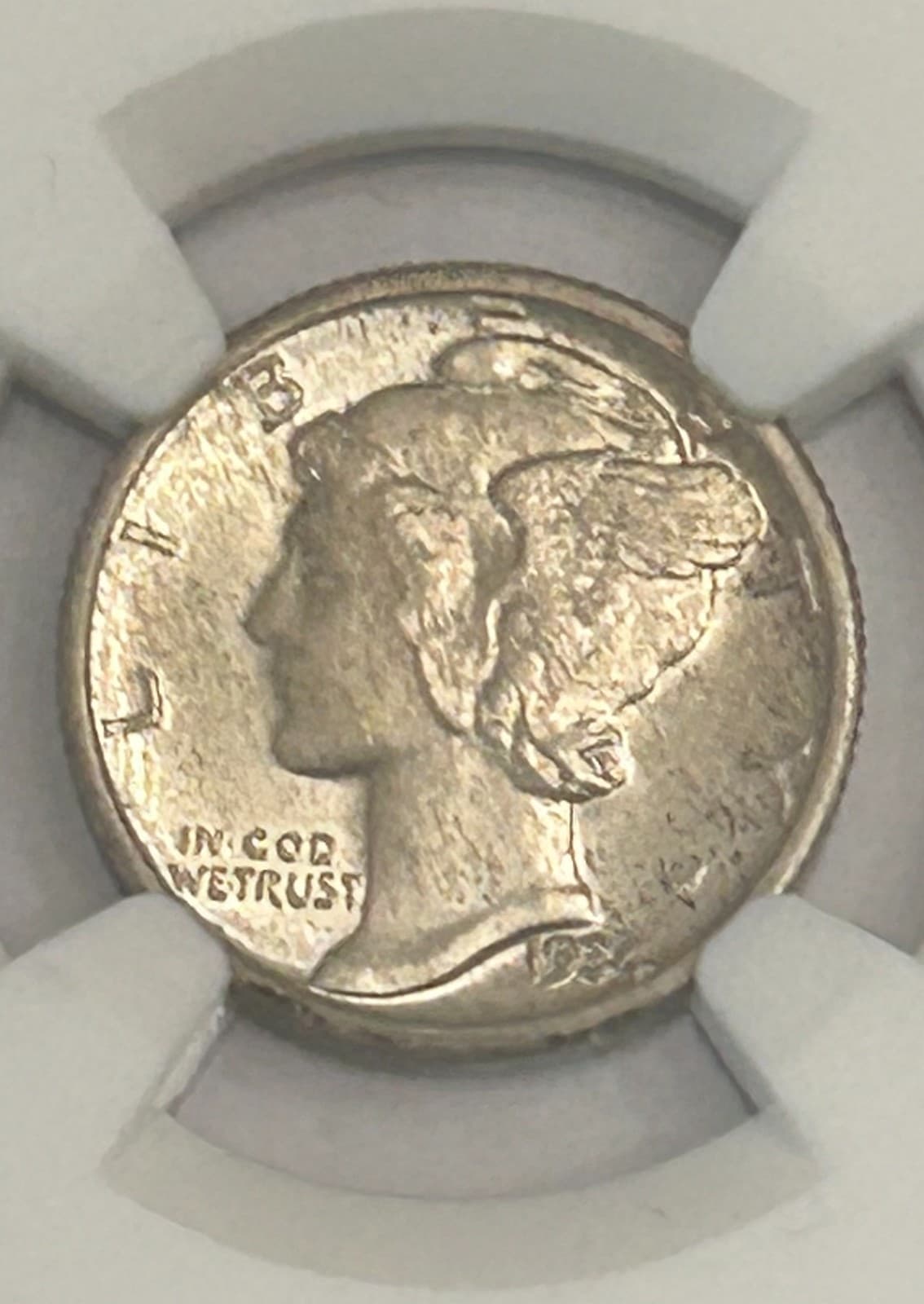 1934 P Mercury Dime NGC MS 62   90% Silver Super Coin! 3