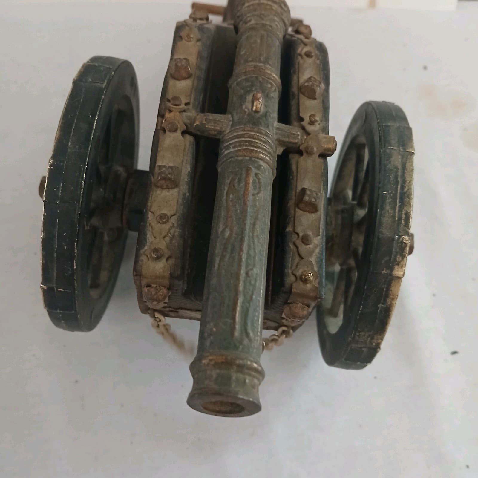 Model of a Spanish Field cannon, circa 18th century Replica Metal Wood Felipe IV 4