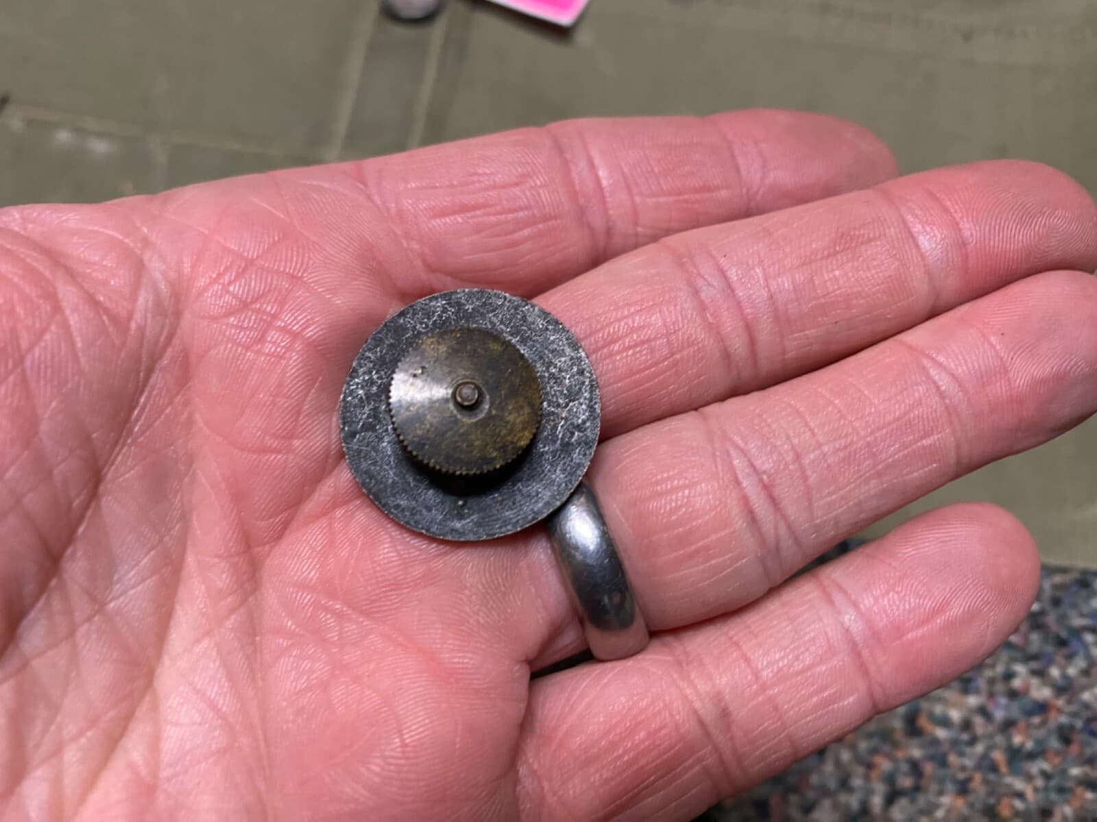 ORIGINAL WWI US ARMY M1917 TUNIC 24TH CAVALRY COMPANY H COLLAR DISC INSIGNIA 2