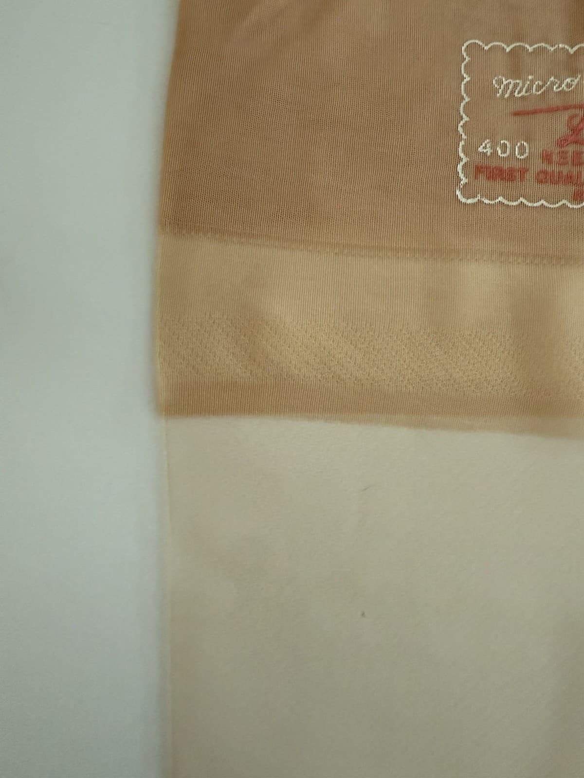 Vintage La- Boheme Seamless Mesh Stockings 33 1/2 Inches Long RH+T 3