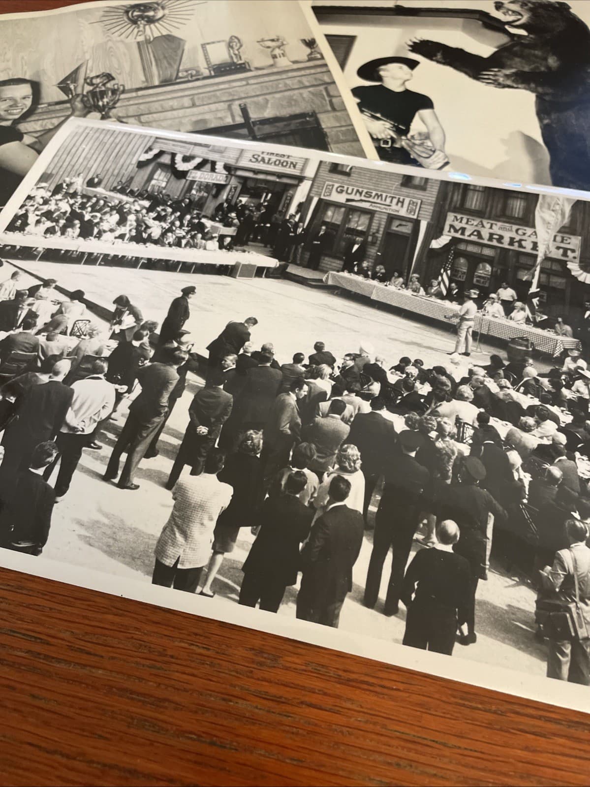 James Arness GUNSMOKE w Thell Reed Fast Draw Competition Photograph Lot 6
