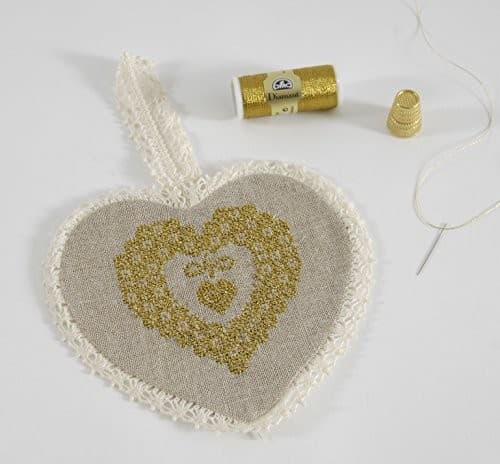  Diamant Metallic Thread 38.2yd-Light Silver silver 1 roll 5