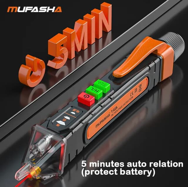 Smart Non Contact Voltage Detector Electrical Pen AC Voltage Tester 12-1000V 6