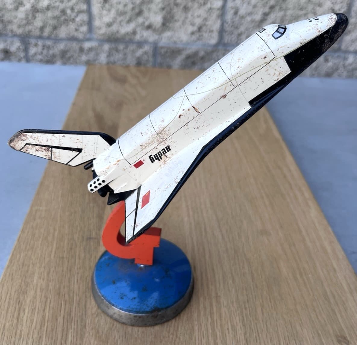 Vintage Soviet Union Buran Spaceshuttle Spacecraft Model Russia Spaceplane  CCCP 2
