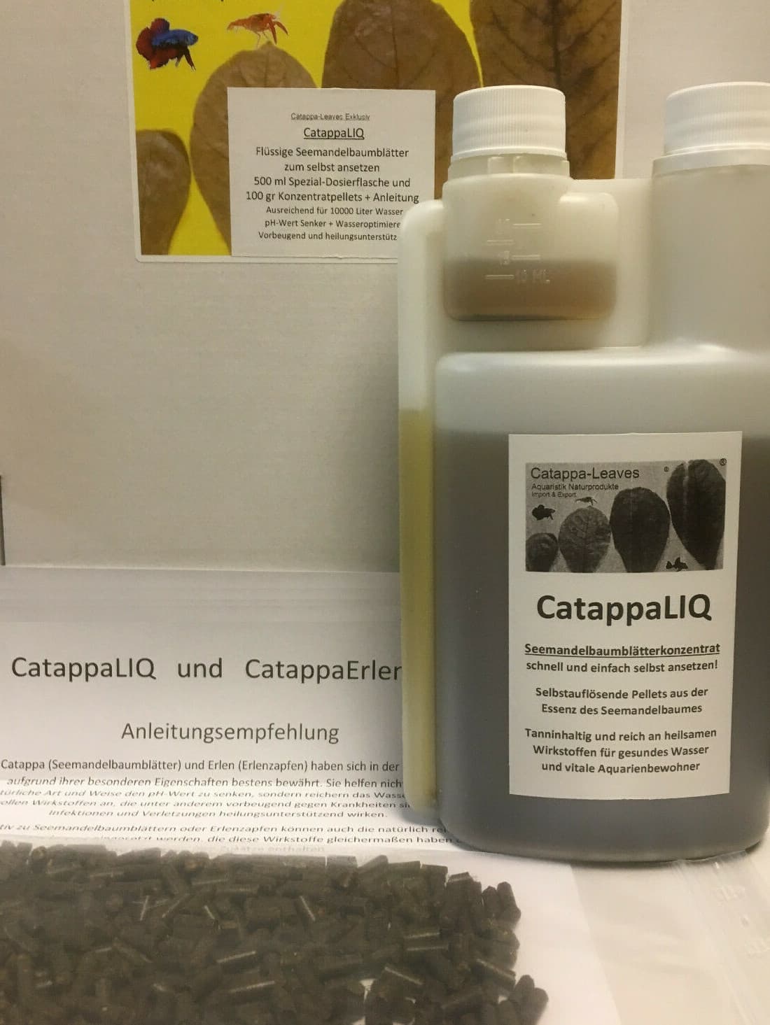 Liquid Sea Almond Tree Leaves CatappaLIQ for 10000 Litres Water Shrimp Fish