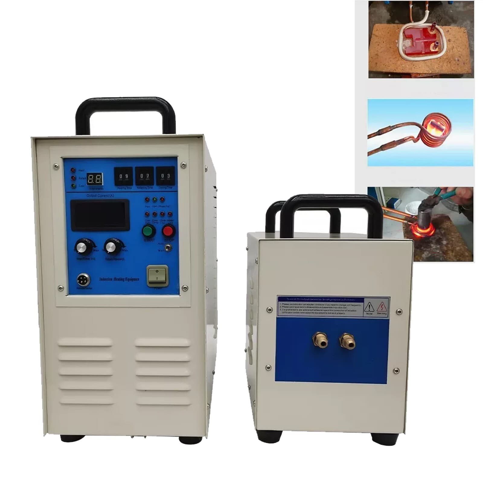 220V High Frequency Furnace Induction Heating Machine 15KW Melt Welding 4