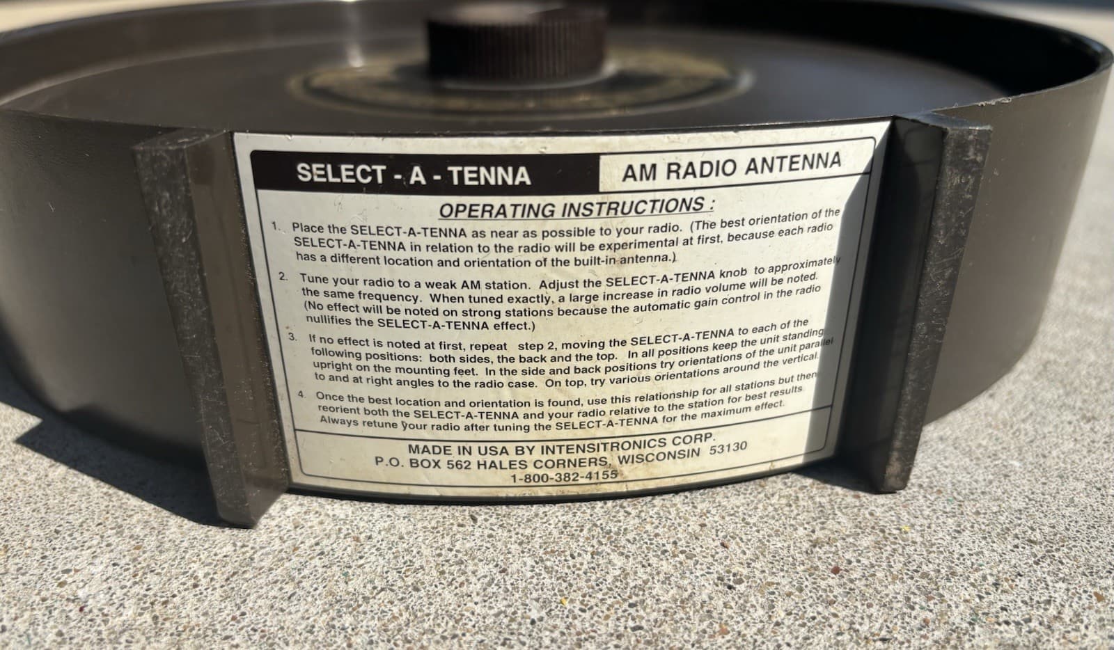 Select-A-Tenna Vintage AM Antenna Signal Booster Antenna Extender 2