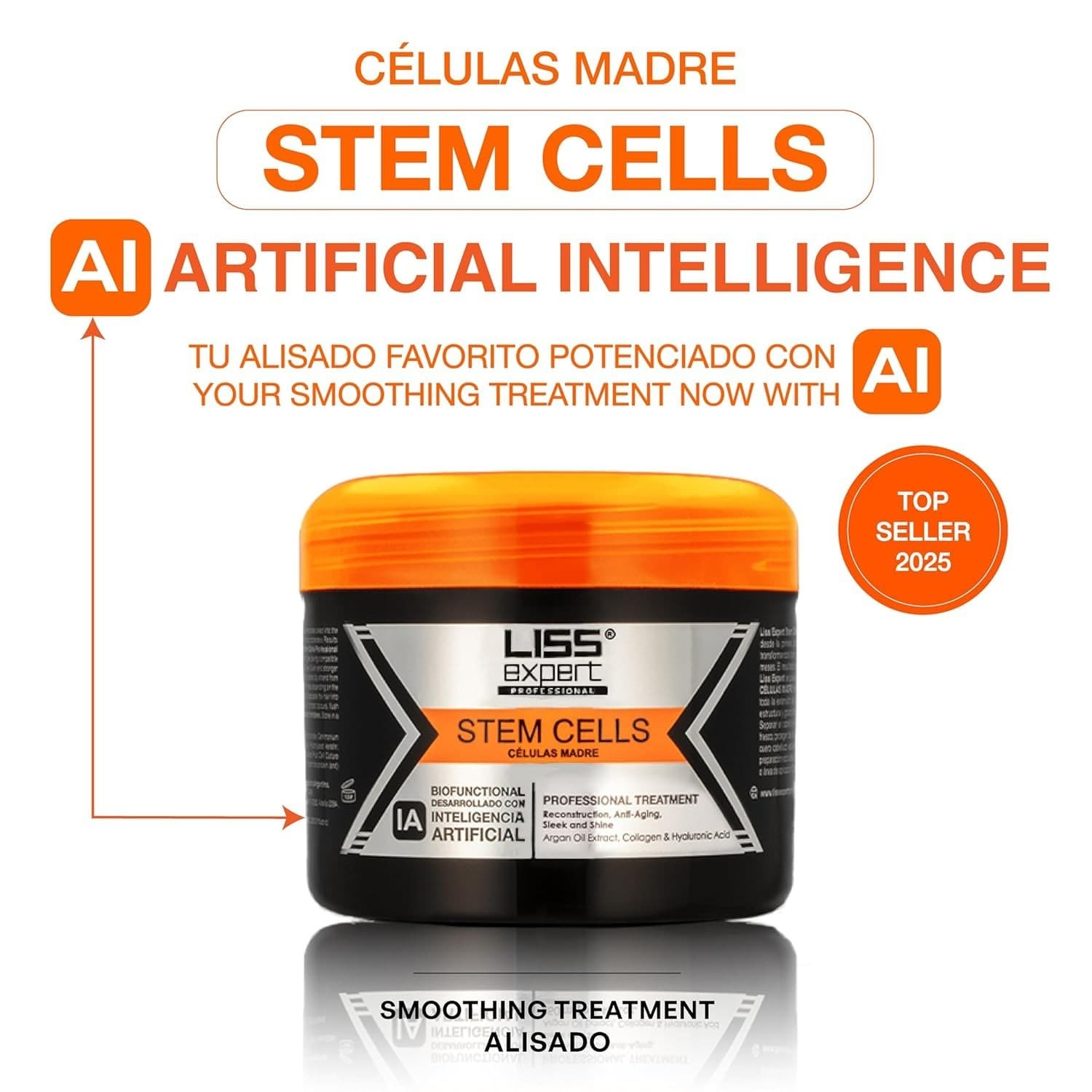 Liss Expert Stem Cells Smoothing Treatment – Organic Keratin & Argan Oil – Na... 2