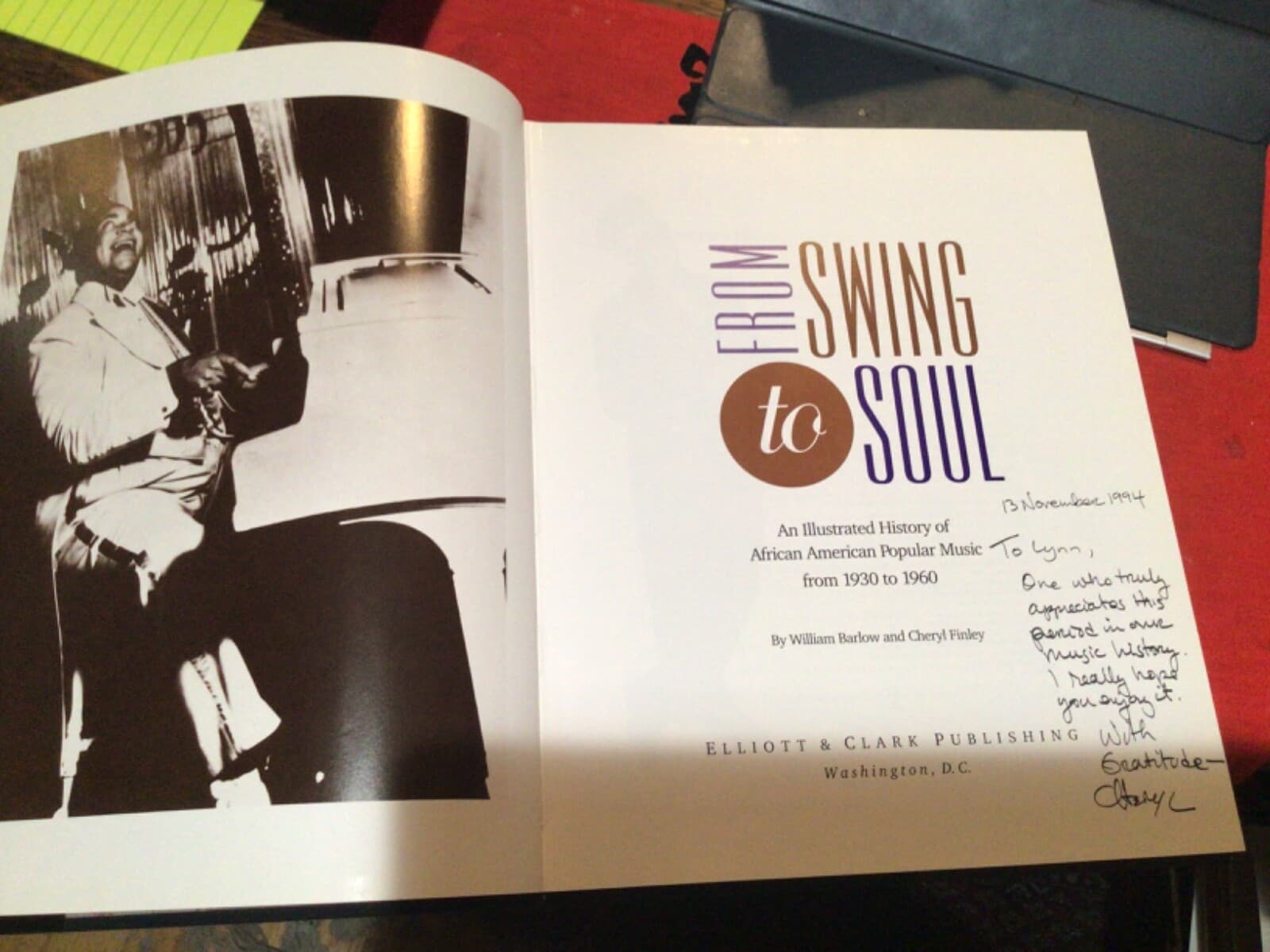 From Swing to Soul: African American Popular Music 1930-1960, Inscribed 2