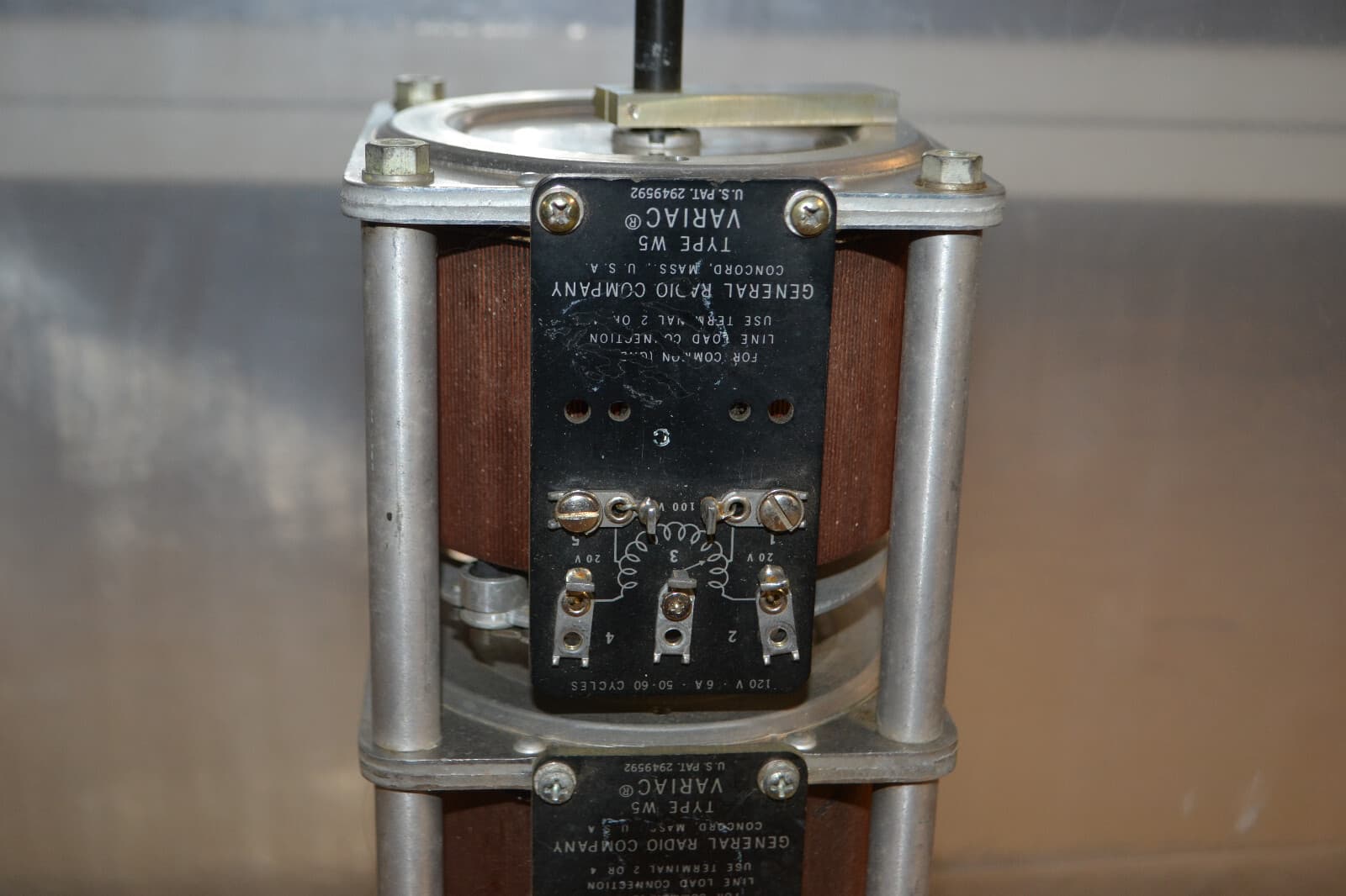 Vintage Variac ~ W5 ~ by General Radio Co. 120V 6A ~ W5G3 ~ X3 Triple 4