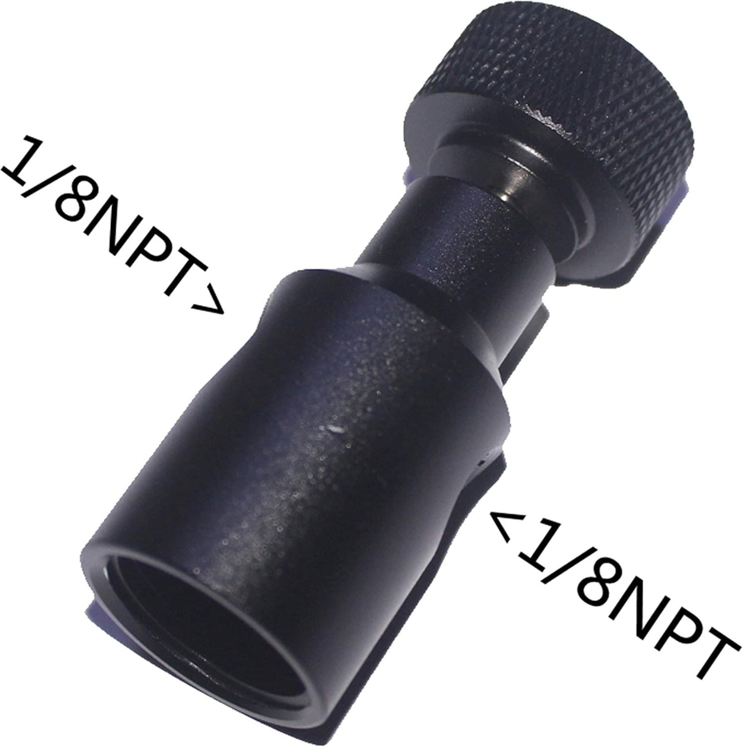 Paintball CO2 Adapter Fill Station Remote On/Off ASA Aluminum 1/8 NPT 3