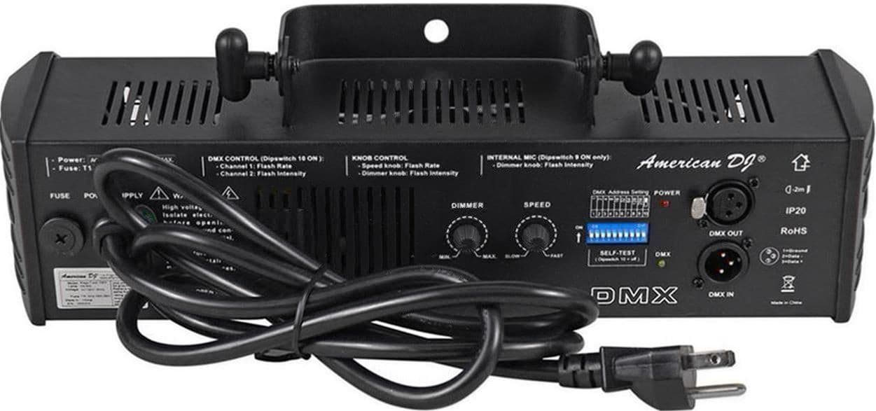American DJ Mega Flash DMX 800w DMX Strobe Light w/ Sound Sensor + Free Speaker! 5
