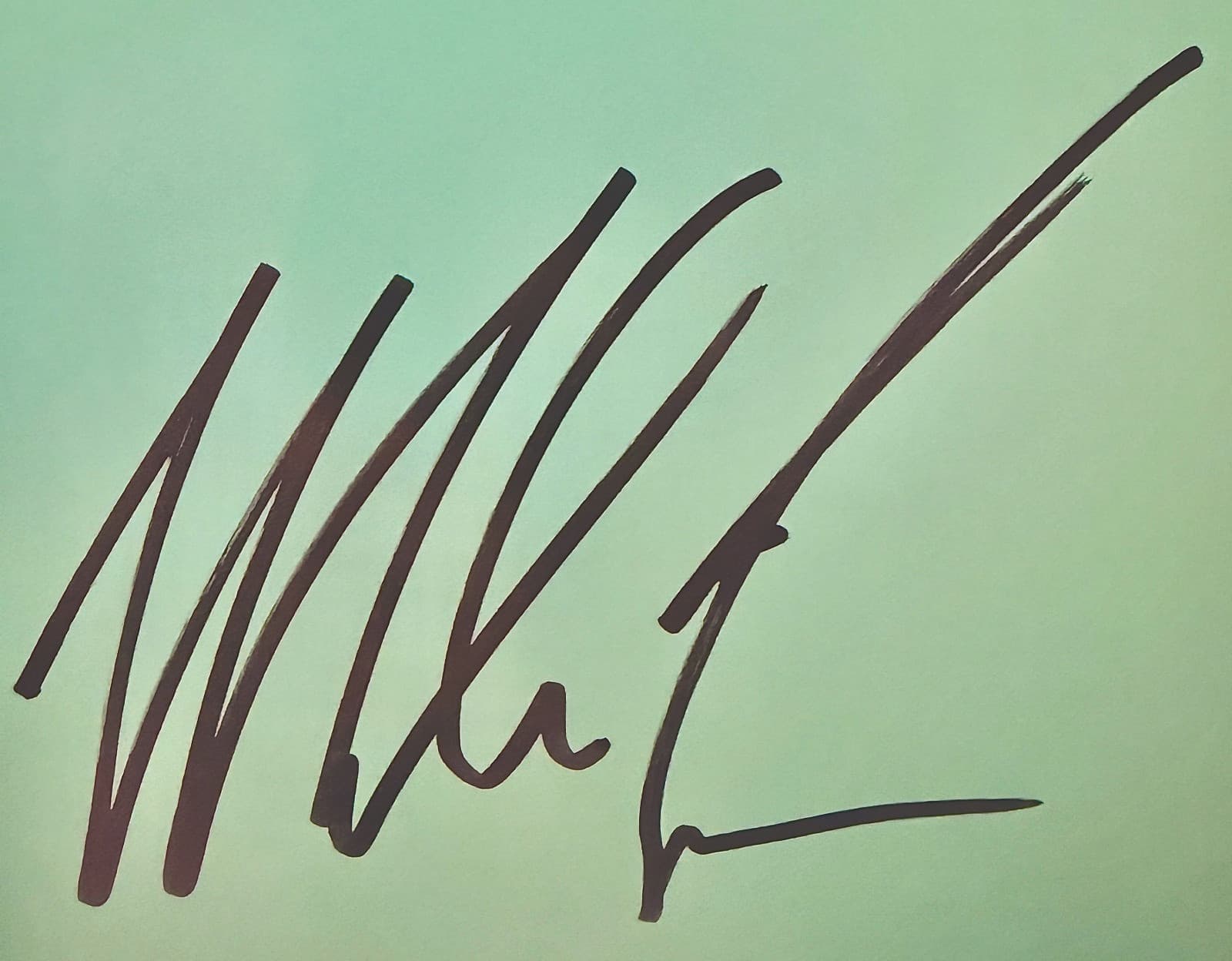 Mike Tyson Autographed 11x14 Punch Out Boxing Photo Signed Beckett BAS 2