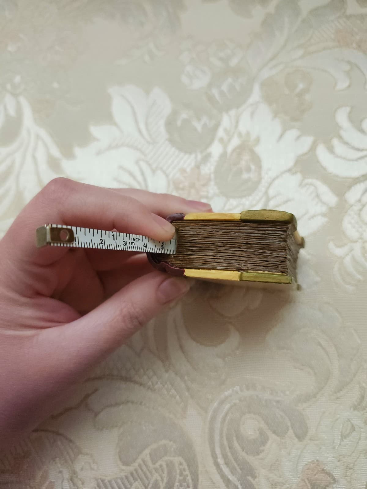 Antique / Vintage Novelty Book Shape Tape Measure Sewing Collectable Tool 2