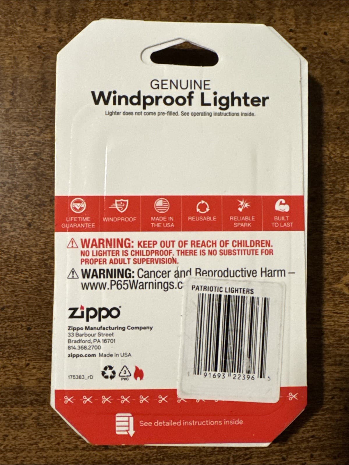 NEW Zippo Windproof American Flag-STAR Cigarette Lighter-Patriotic-Made In USA 3