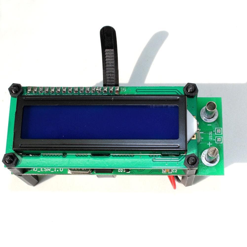 AideTek ESR01 LCR Tester Capacitance Equivalent Resistance Meter with test leads 5