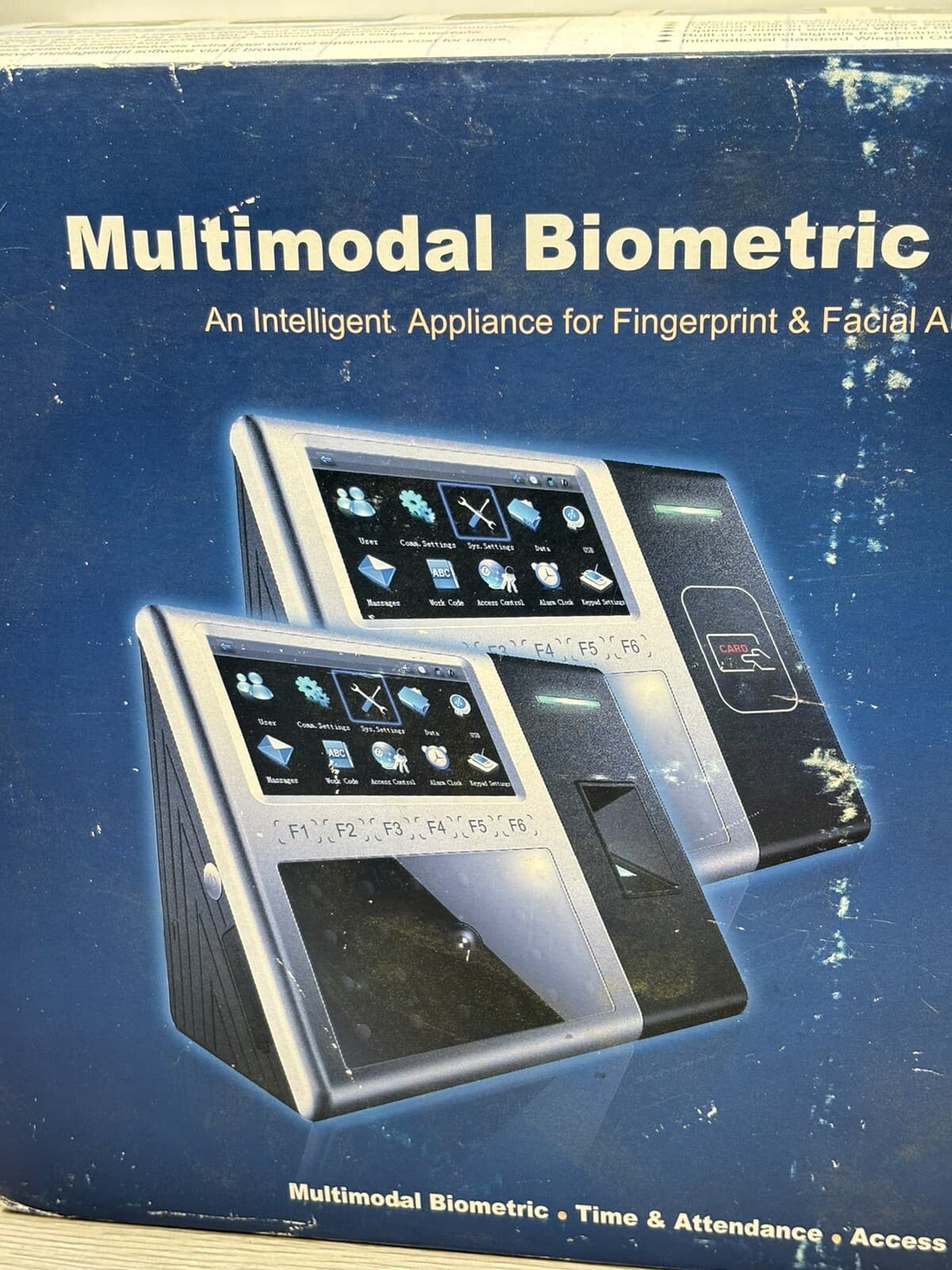 Multimodal Biometric Terminal Time & Attendance Face, Fingerprint Access Control 3