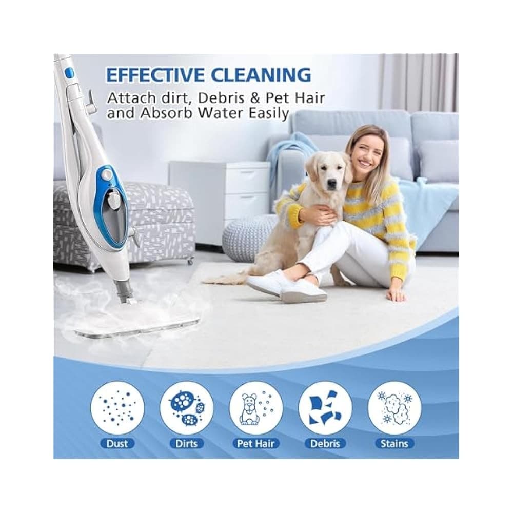 Replacement Steam Mop Pads, Super Absorbent Microfiber, 6 Pack Value 3
