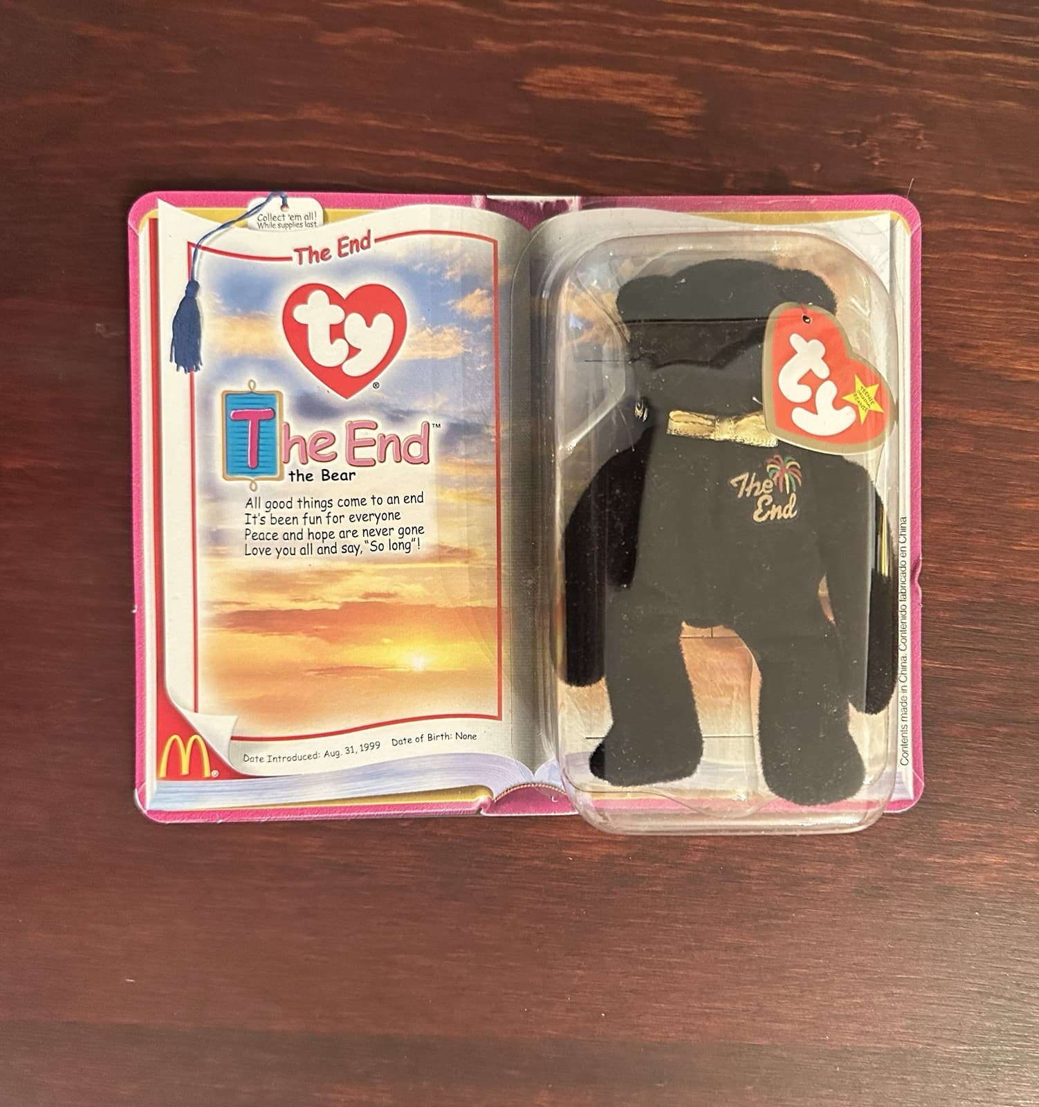 Ty Beanie Baby The End 2000 McDonald’s Teenie Beanie