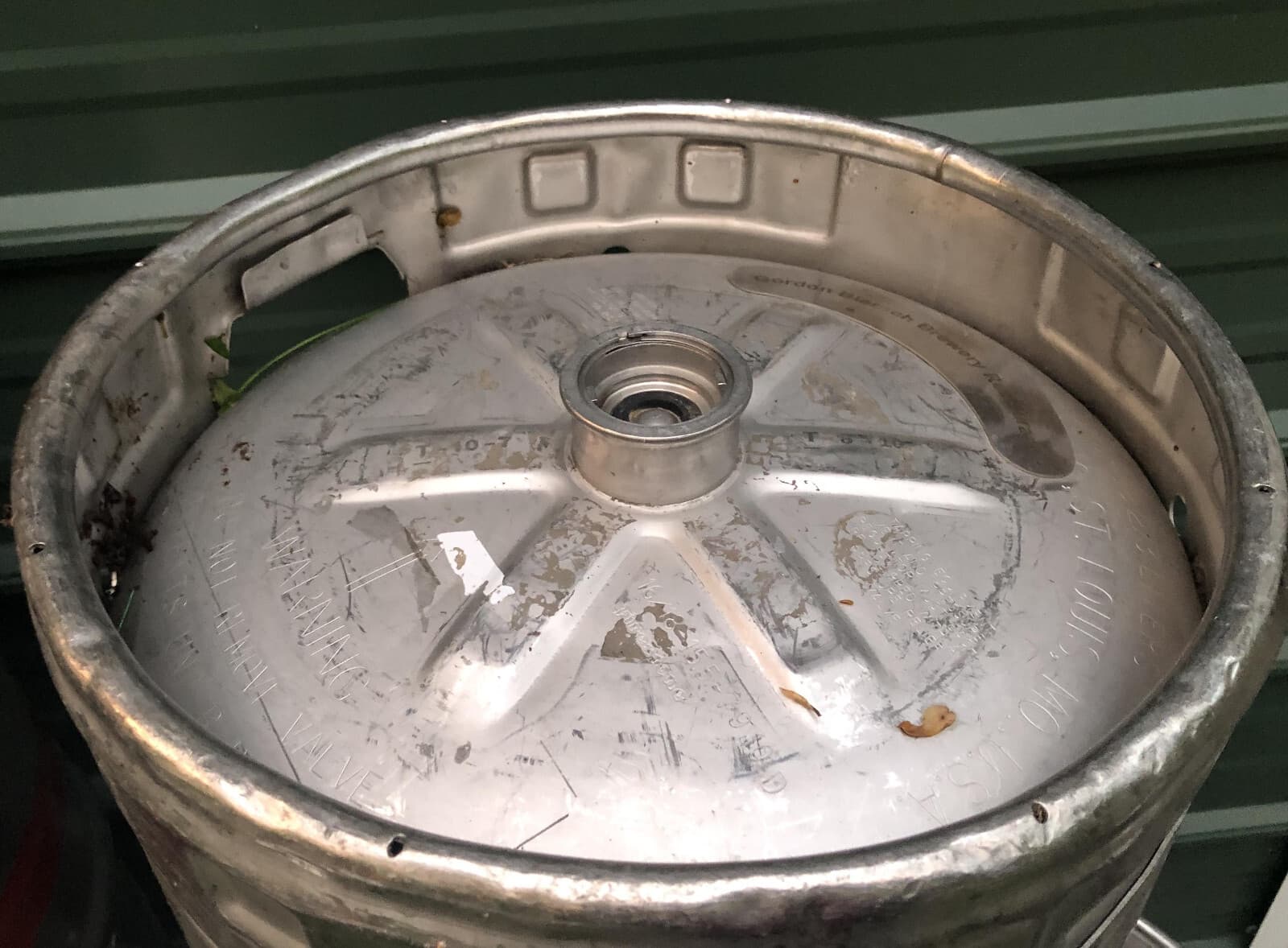 Half Barrel 15.5 Gallon Beer Keg can stainless steel empty Gordon Biersch corny 2