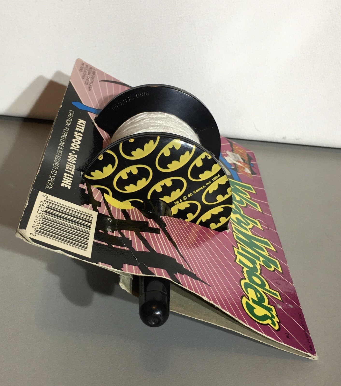 VTG 1989 Batman Wacky Winders Kite String Spool NOS SEALED 5