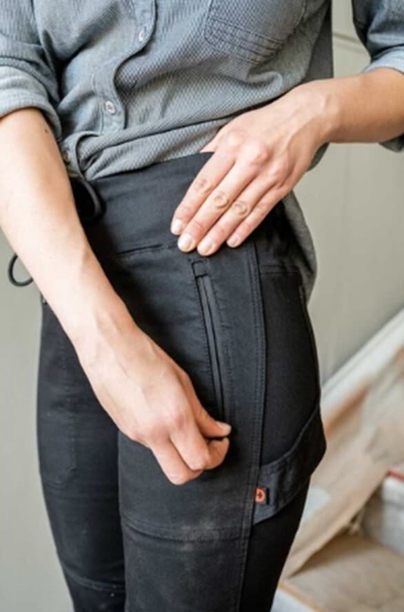 Dovetail Christa DIY - Black Denim 14/16  X 30 2