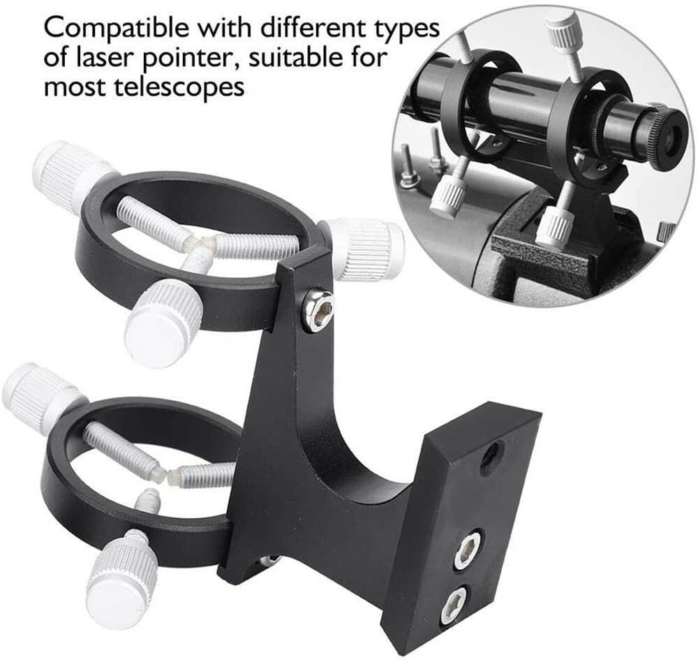 Aluminum Adjustable Laser Pointer Finder Scope Bracket for Astronomical Telescop 6
