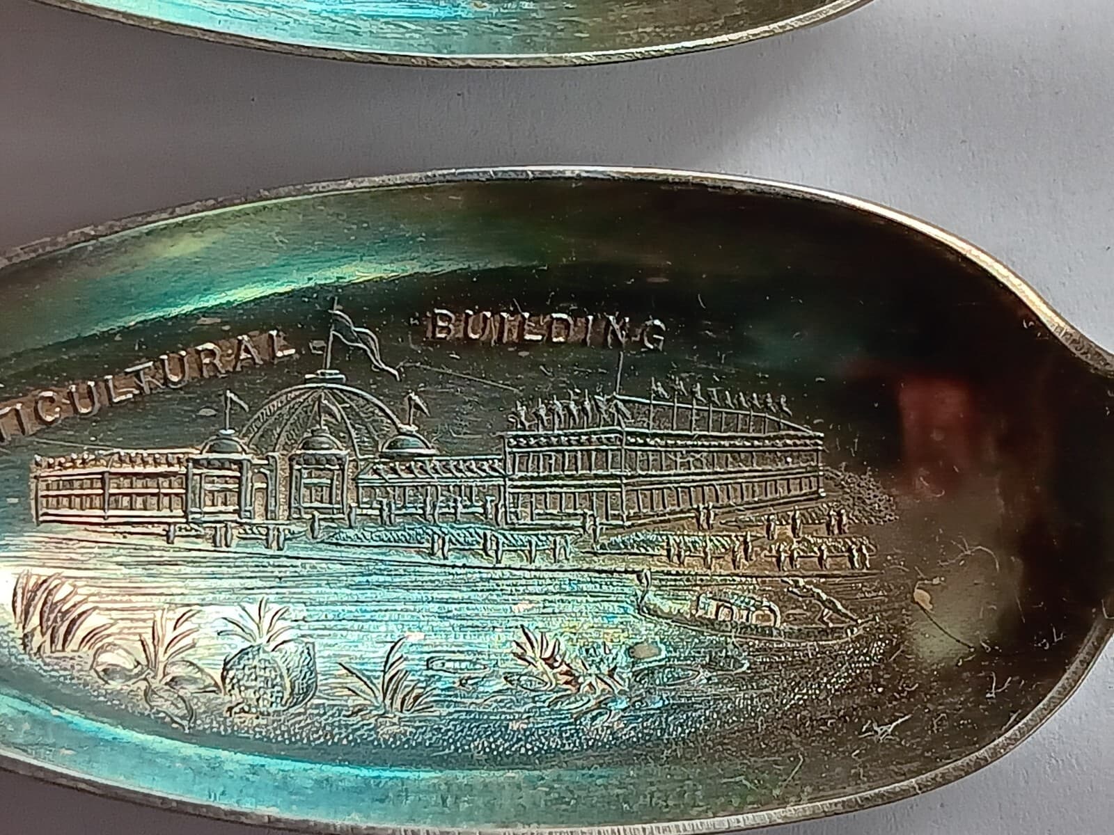 6 collector spoons Leonard MFG various government buildings 3