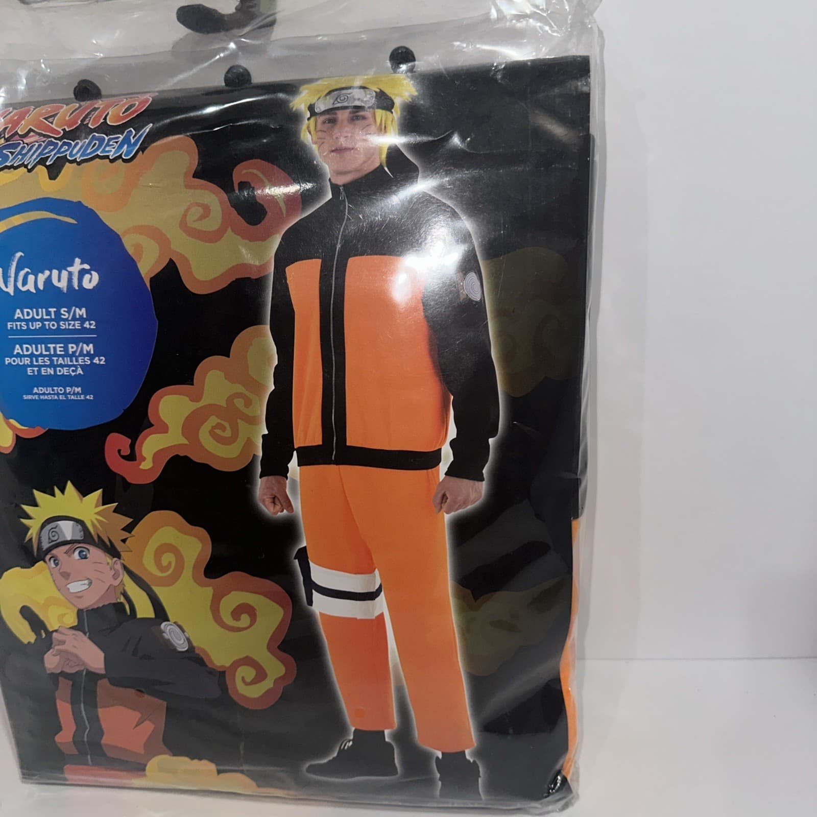 Naruto Shippuden Halloween Costume Adult Small/Medium Fits Up To Size 42 3