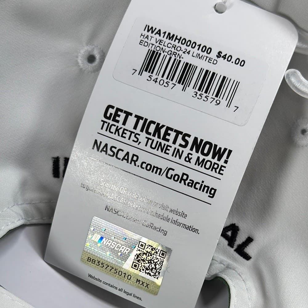 NWT NASCAR Iowa Corn Green & White Hat 3