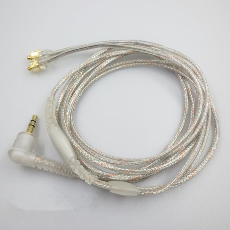 2PC EAC64CL MMCX Cable For SHURE SE215 SE315 SE425 SE535 SE846 In-Ear Earphone 3