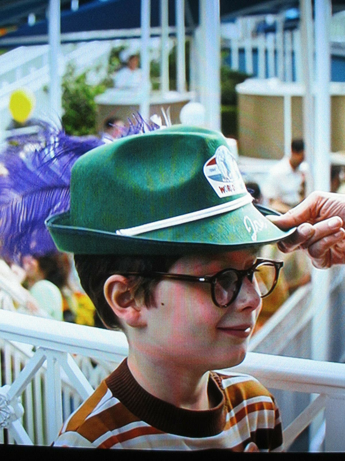 TOMORROWLAND Screen  Used WORLD'S FAIR SOUVINEER HAT Production Prop DISNEY  4