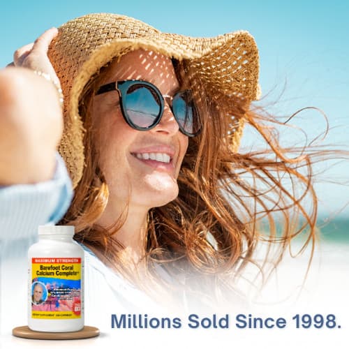 Barefoot Coral Calcium Complete - Bob Barefoot 240 Caps - 1500mg Coral Calcium 6