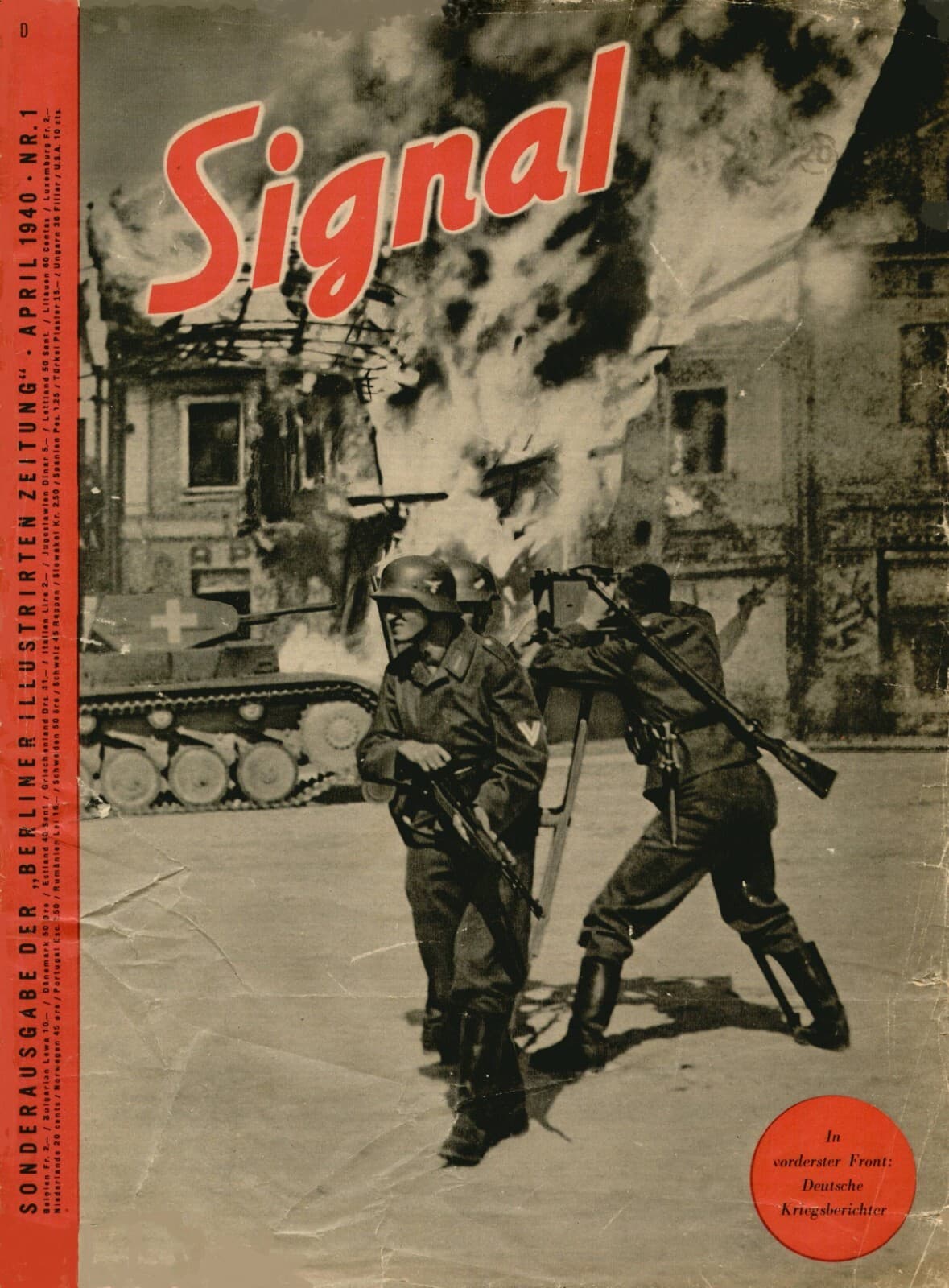 Electronic publication (PDF) Signal magazine No 1 from 1940 german edition