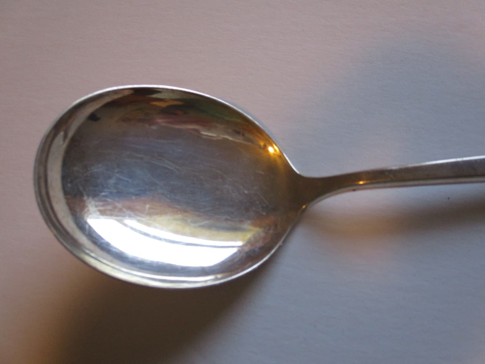 Tele by Mylius Brodrene Norwegian 830 Silver  Serving Spoon 8 1/2" 5