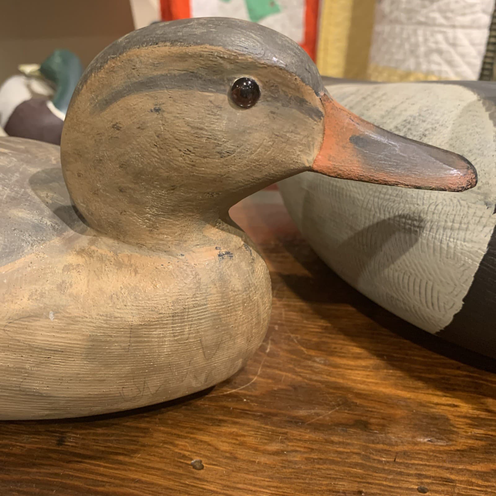 Vintage Pair Mallard Duck Decoys By Noted Ohio Carver Dale Dalrymple Original 5