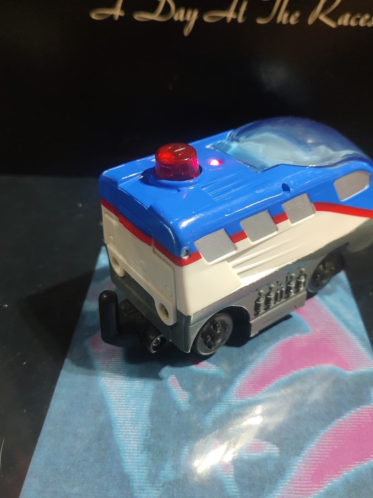 Rare 2010 Geotrax Blue Stand Alone Aero & Alt Eric Train Engine & Remote Lot! 4