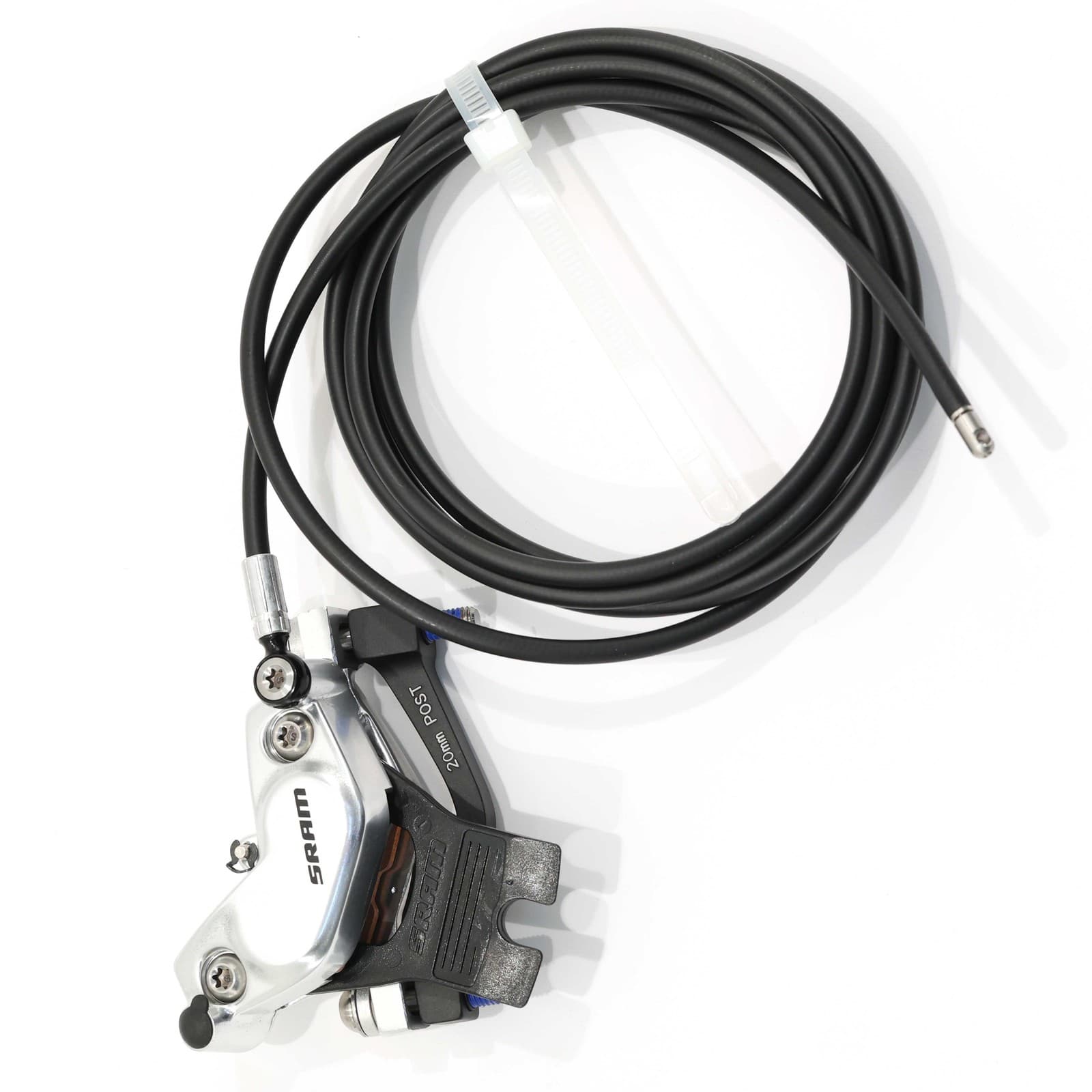 SRAM Code Ultimate Stealth Disc Brake - Rear, 2000mm Hose, 4-Piston, Carbon, C1 4