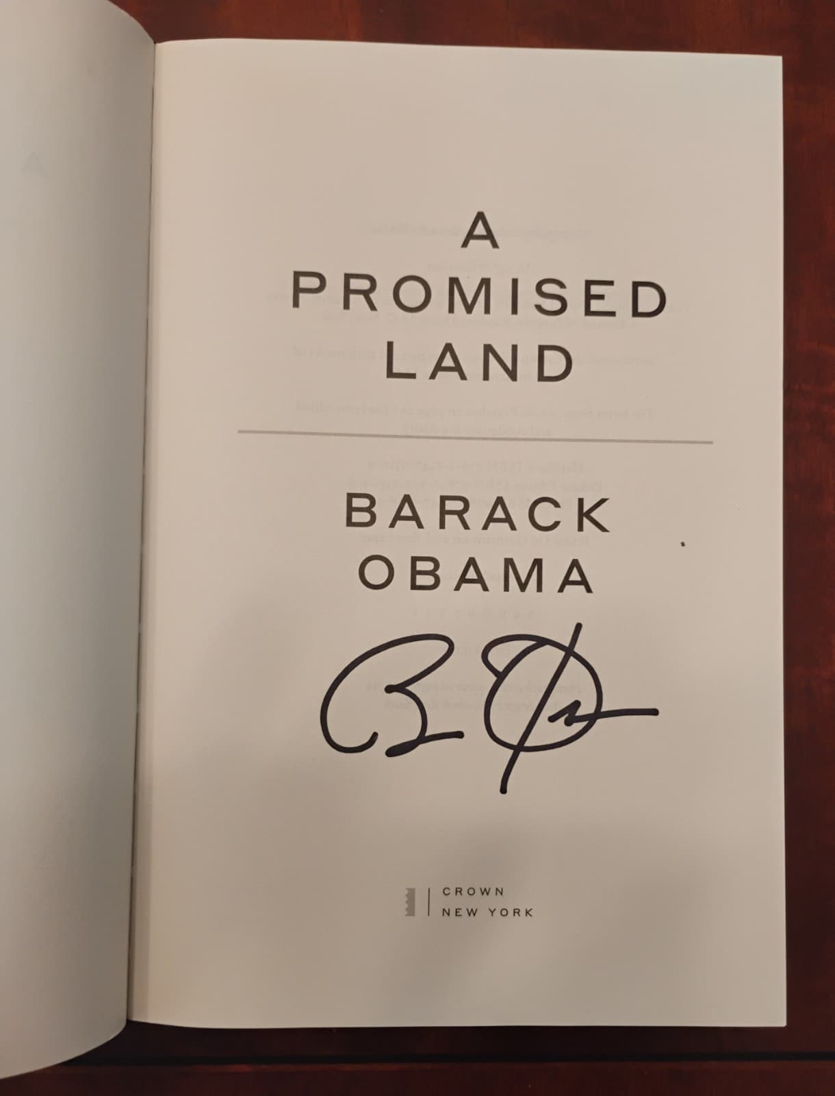 Barack Obama A Promised Land Signed First Edition US President  2020 2