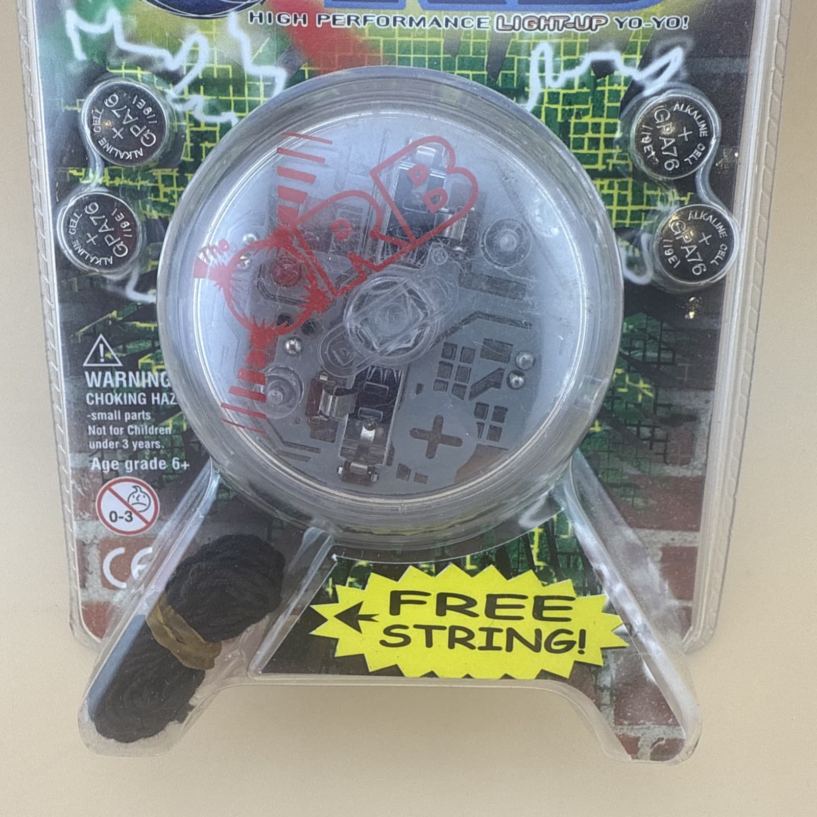 Vintage 90's Duncan The Orb Light-Up Yo-Yo NEW Original Package 2