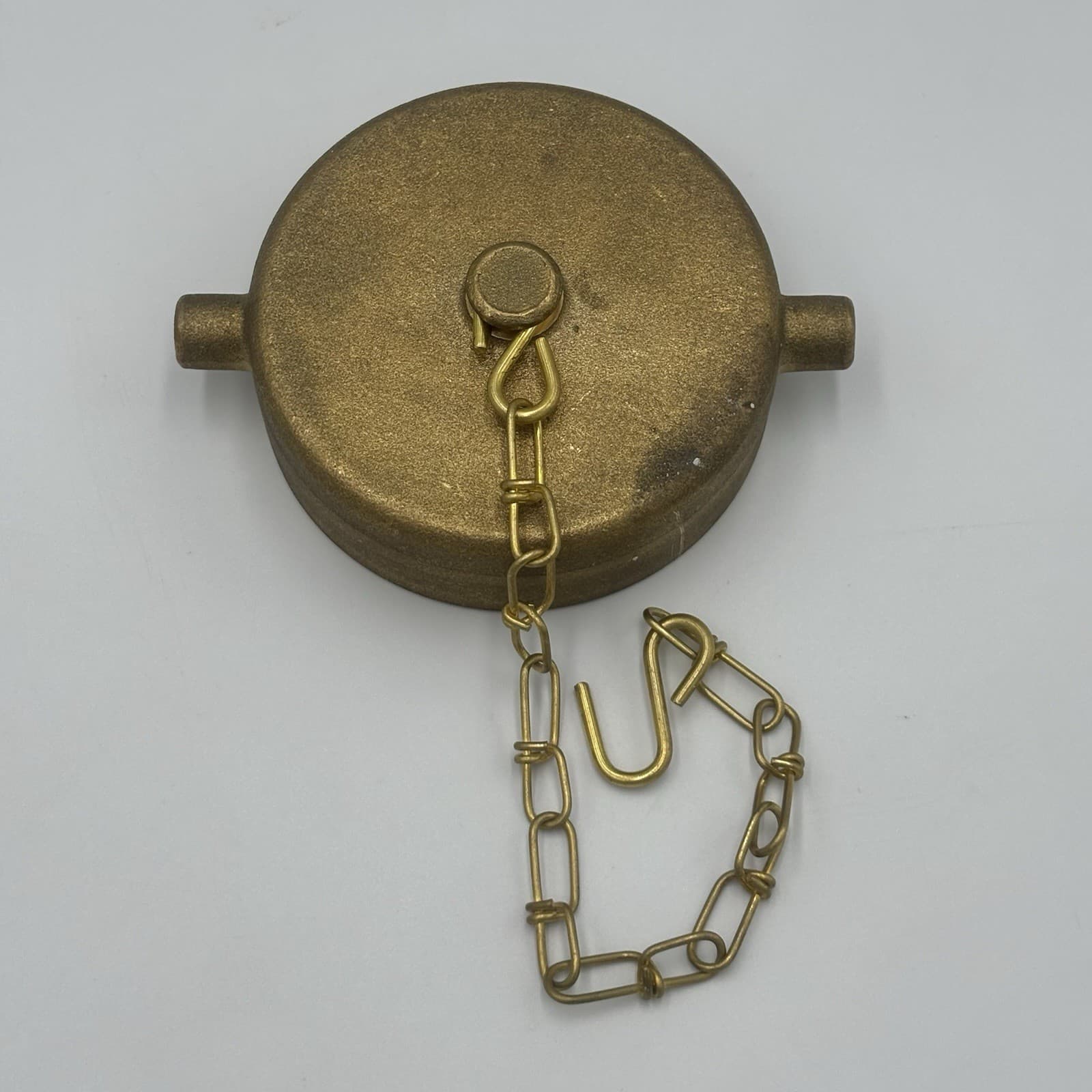 FPPI Brass Fire Hose Pipe Hydrant Cap 2-1/2" 2.5” NST Chain